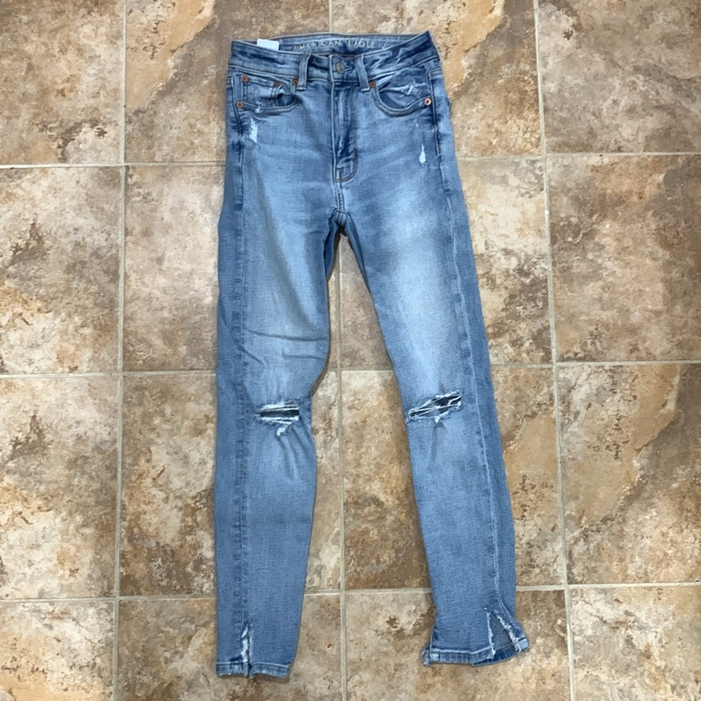 American Eagle High Rise Jegging Jeans 00 Short